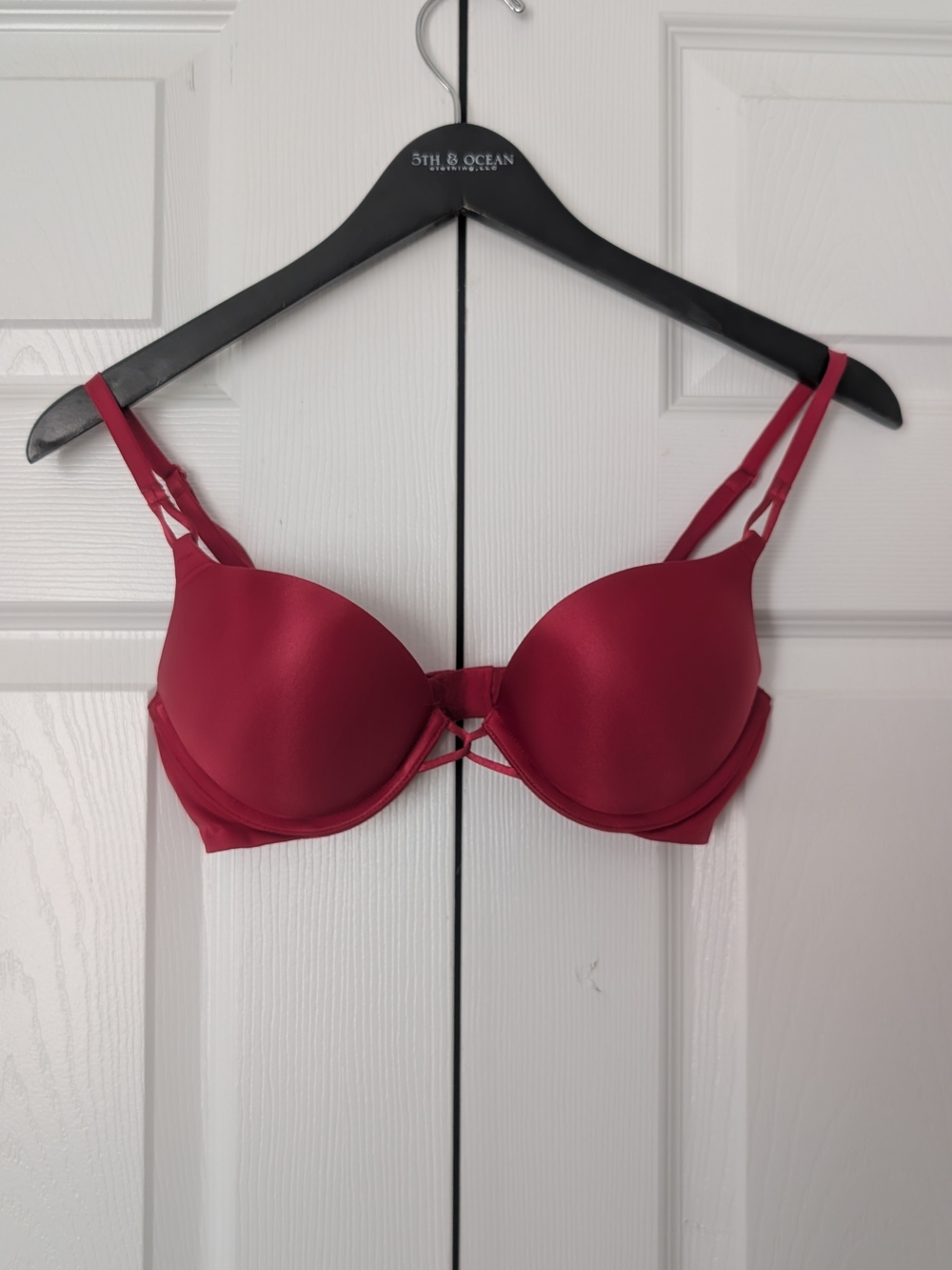 Victoria's Secret Red Miraculous Plunge Bra